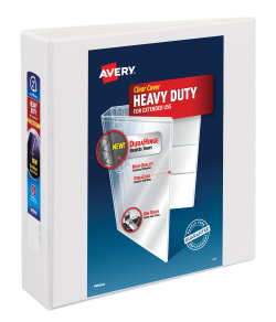 Avery® Heavy-Duty View Binder, 2" Rings, 540-Sheet-White (79192)