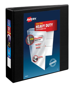 Avery® Heavy-Duty View Binder, 2" Rings, 540-Sheet-Black (79692)