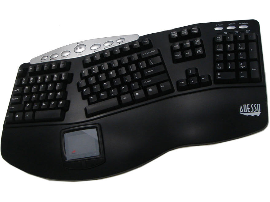 Tru-FormPro Ergo Multi USB touchpad keyboard