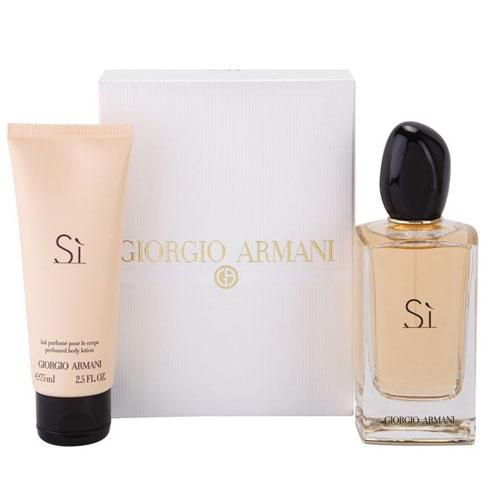 ARMANI SI WOMEN (2 PC SET) 3.4 OZ. EDP/ 2.5 OZ. BL - Click Image to Close