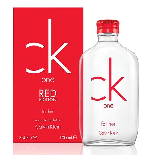 CALVIN KLEIN ONE RED WOMEN 3.4 OZ - Click Image to Close