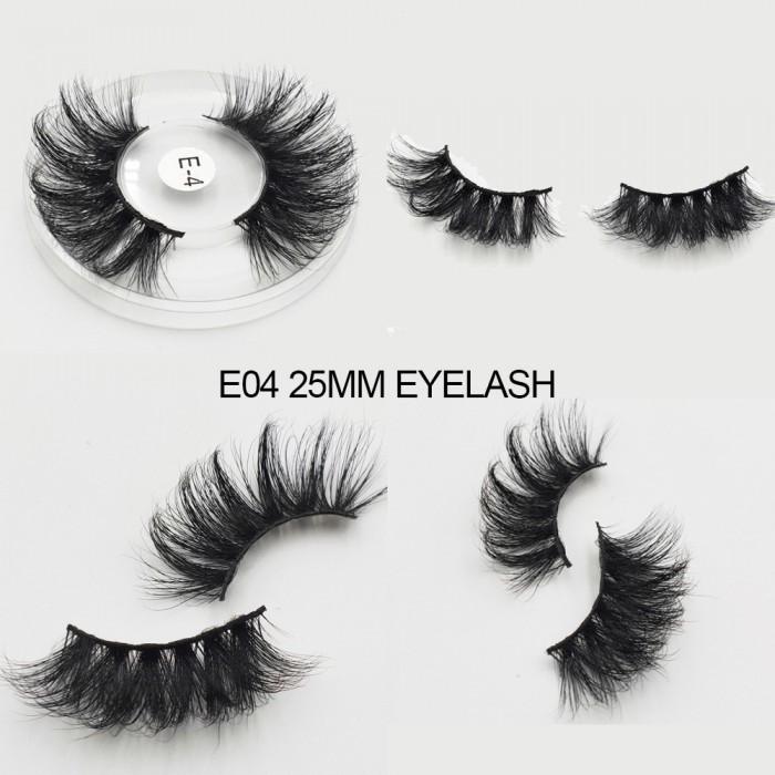 25MM Eyelashes E04 Black