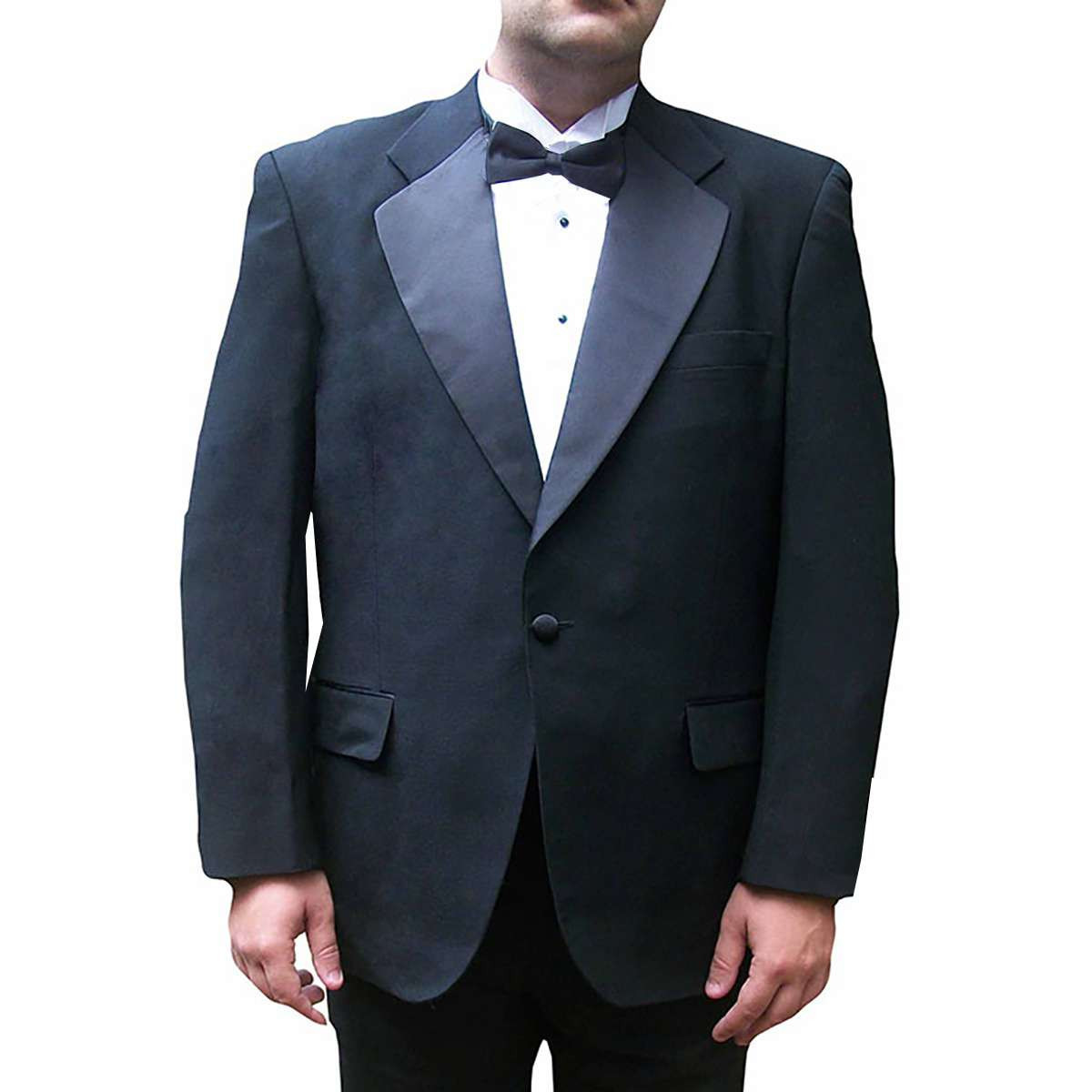 Men's Polyester Notch Collar Tuxedo Jacket