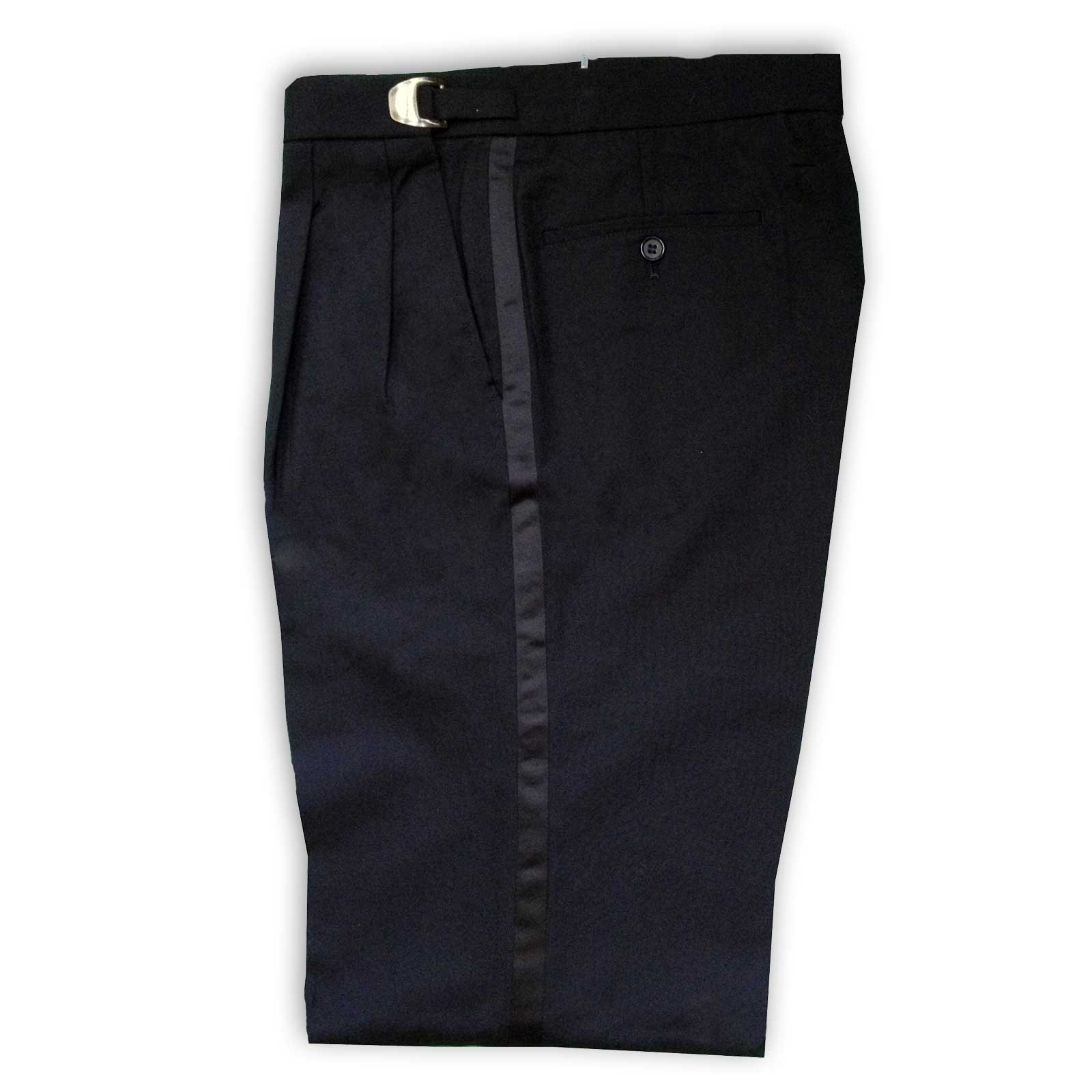 Men's Polyester No Pleat Adjustable Tuxedo Pants