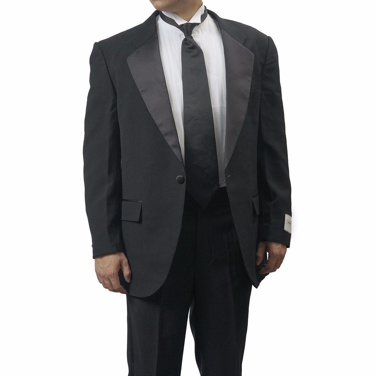 Men's 100% Wool Notch Collar Tuxedo Jacket