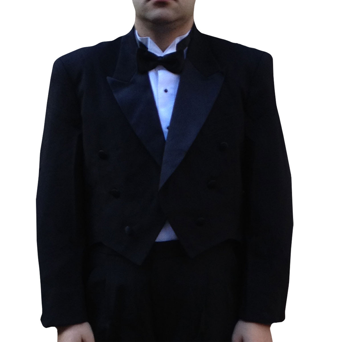 Men's Tuxedo Tailcoat with Peak Collar