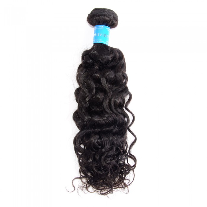 Virgin Peruvian Hair #1B Italy Curly Black 10 Inch (100g)