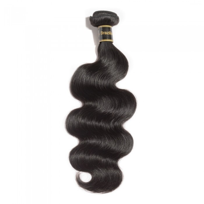 Virgin Brazilian Hair #1B Body Wavy Black 20 Inch (100g)