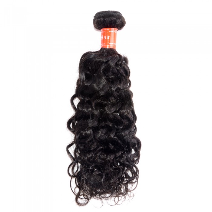 Virgin Malaysian Hair #1B Italy Curly Black 12 Inch (100g)