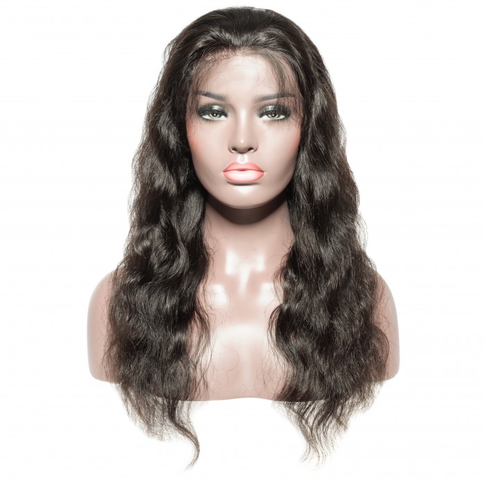 Wig Undetectable 13x6 Frontal Lace 150% 18" Body Wavy Hair - Click Image to Close