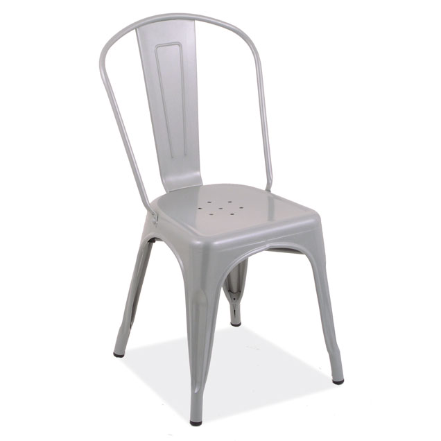 Indoor or Outdoor Industrial Dining Stack Chair