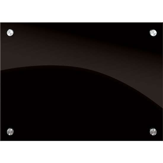 Enlighten Black Glass Dry Erase Board - 84071 - 18
