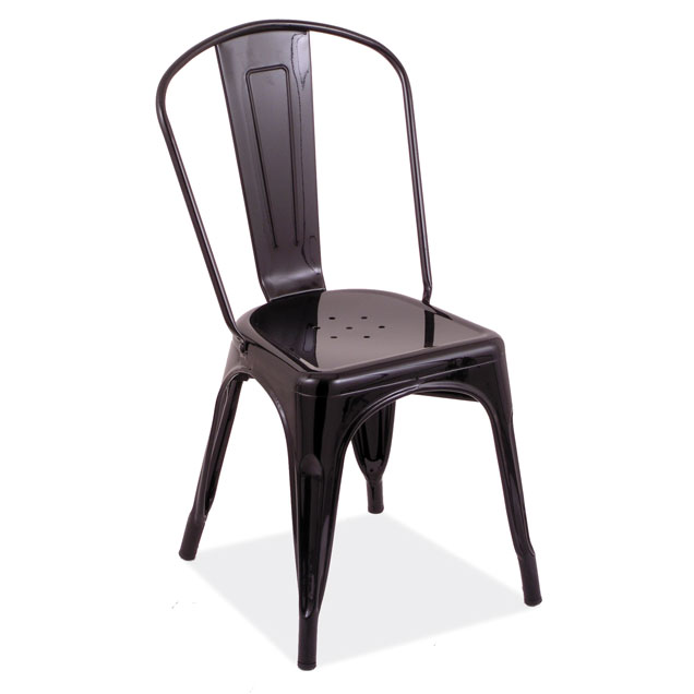 Indoor or Outdoor Industrial Dining Stack Chair