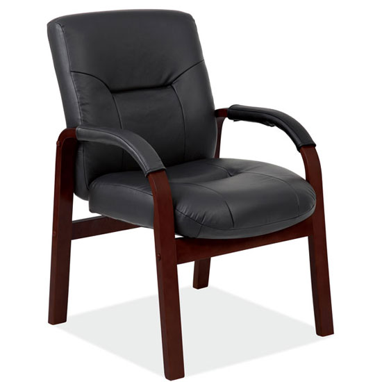 Guest Chair with Mahogany Frame