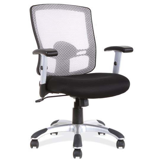 Mesh, Basic Task Chair with Chrome Base and Arms